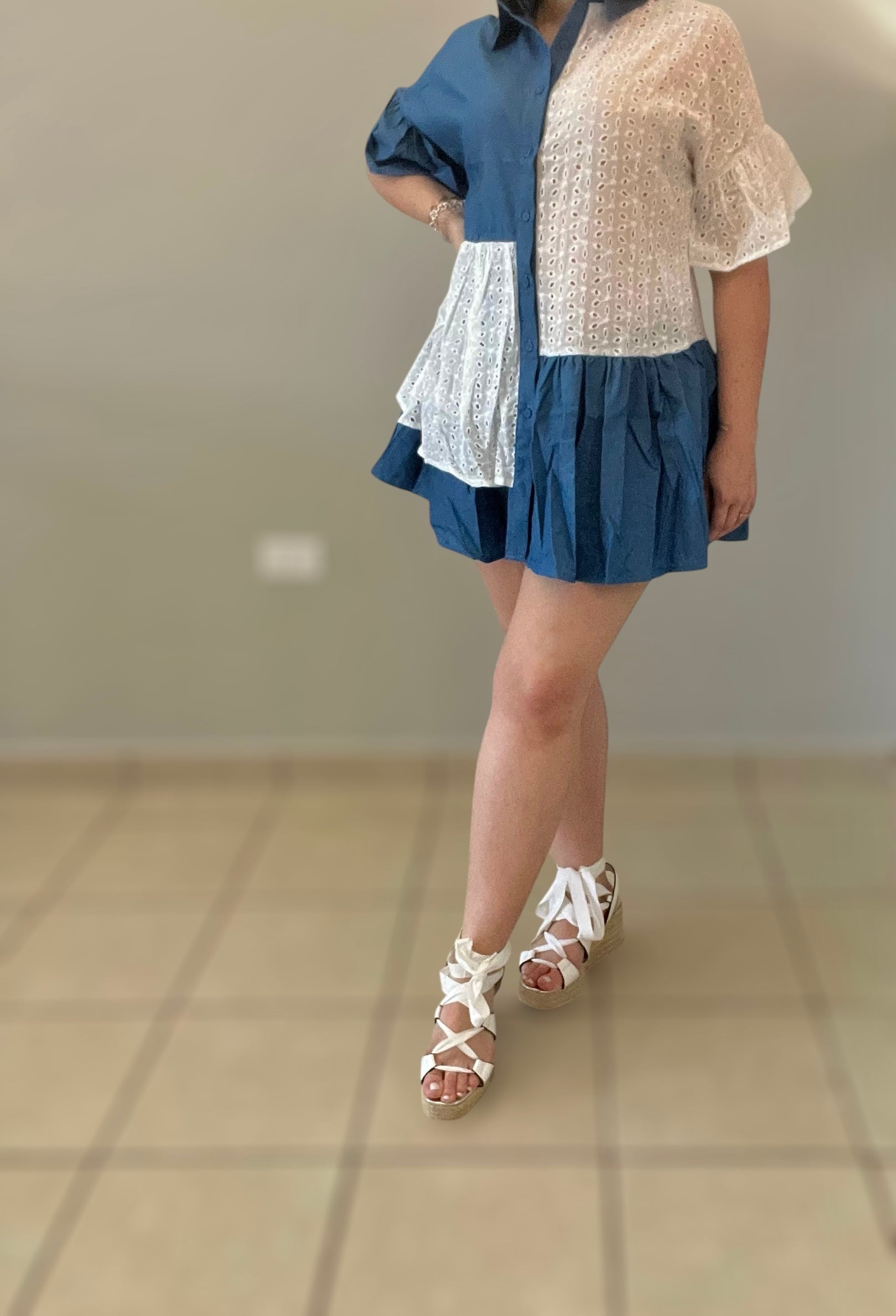 Mini Mix Dress